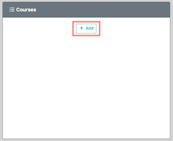 Add Courses